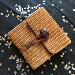 American Eagle Outfitters Brown Suede Wallet